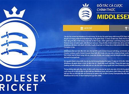 Dafabet hợp tác cùng CLB Cricket nổi tiếng MIDDLESEX CCC