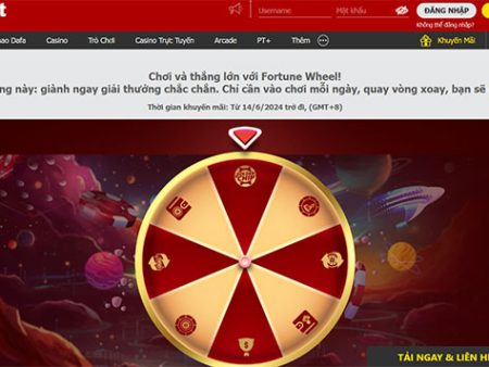 Vòng quay may mắn – Phần thưởng chắc chắn cùng Dafabet