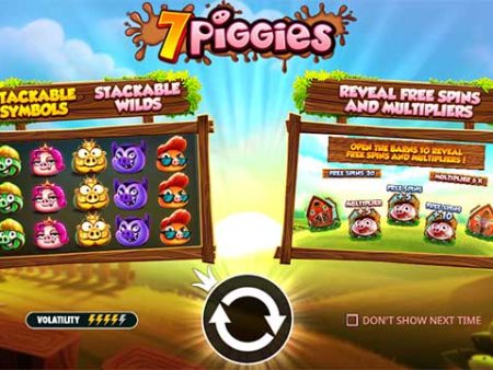 Hướng dẫn cách chơi 7 Piggies slot tại nhà cái Dafabet