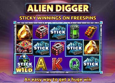 Khám phá chi tiết cách chơi slot Alien Digger tại Dafabet
